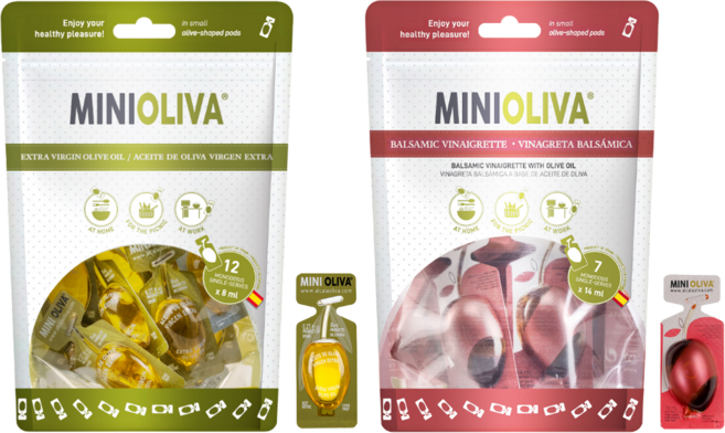 미니올리바 엑스트라 버진 올리브유 96ml 발사믹 비네그레트 98ml 세트, 1개, 194ml