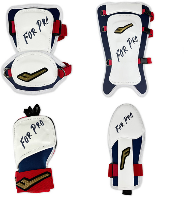 프로스펙스 포프로 타자 암가드 풋가드 주루장갑 손등가드 나승엽2 선수모델 화이트/네이비, 1개