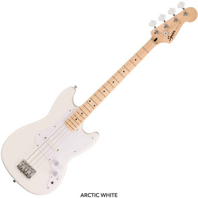 스콰이어 베이스기타 소닉 브론코 SONIC BRONCO BASS 입문용 초보자용 연습용 구성품 FULL SET 증정, 1개, 아틱 화이트, 037-3802-580