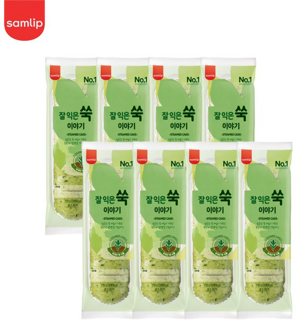 삼립빵 삼립 잘익은 쑥이야기, 110g, 8개