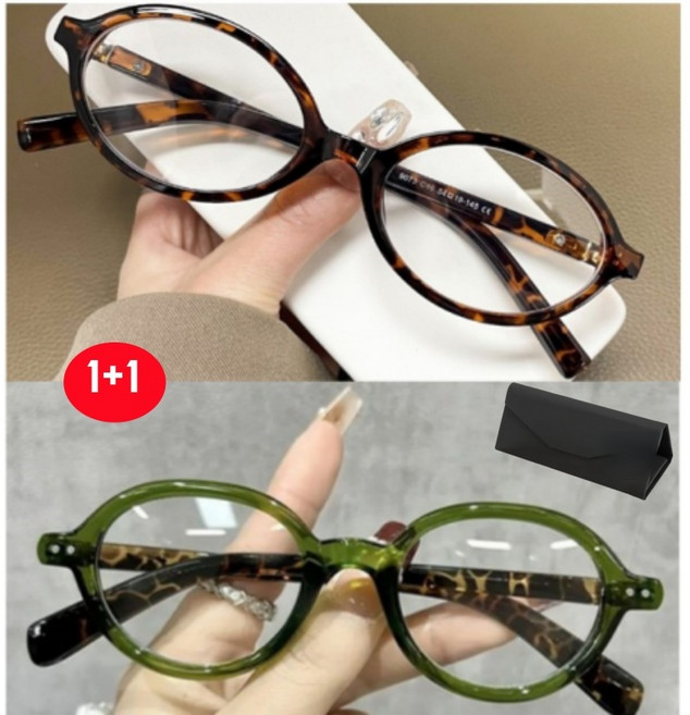 블루라이트 차단안경 1+1 패션안경 남녀공용 뿔테데일리 안경테 (사무실/컴퓨터 눈보호)