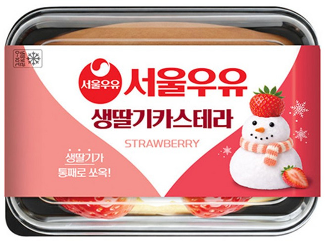 서울우유 생딸기카스테라 120g x 6개