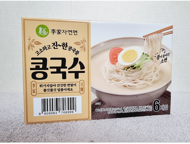 이가자연면 콩국수 160g, 1개