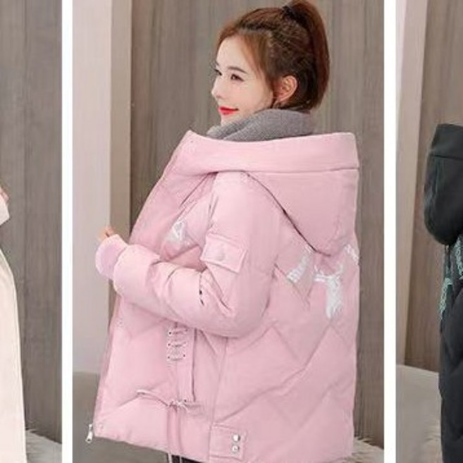 女生秋冬連帽羽絨外套 3XL 【75-80公斤】