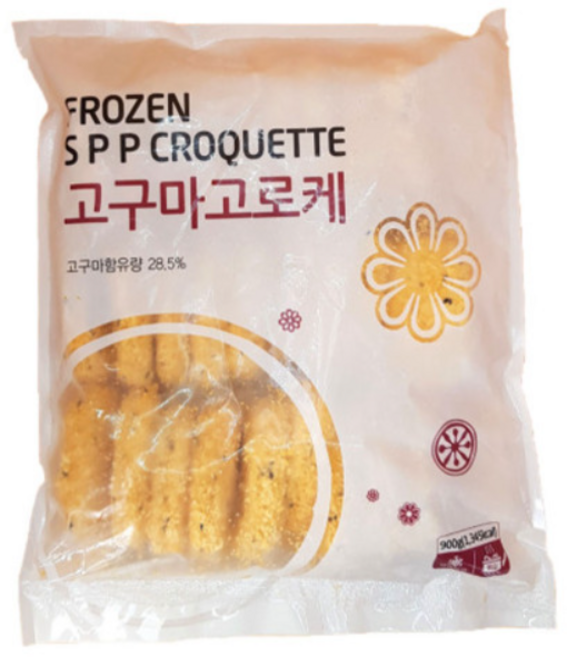 원하프고구마고로케 900G/랜시, 3개, 900g