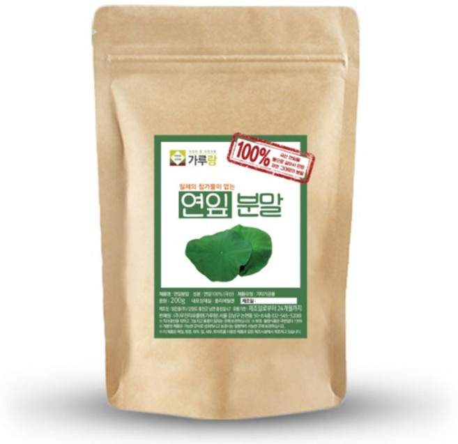 가루랑 연잎 분말, 1개, 200g