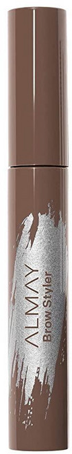 Almay 눈썹 스타일러 미디엄 브라운 8.5ml0.29 액량 온스 마스카라 [호환], 1개, 라이트 브라운