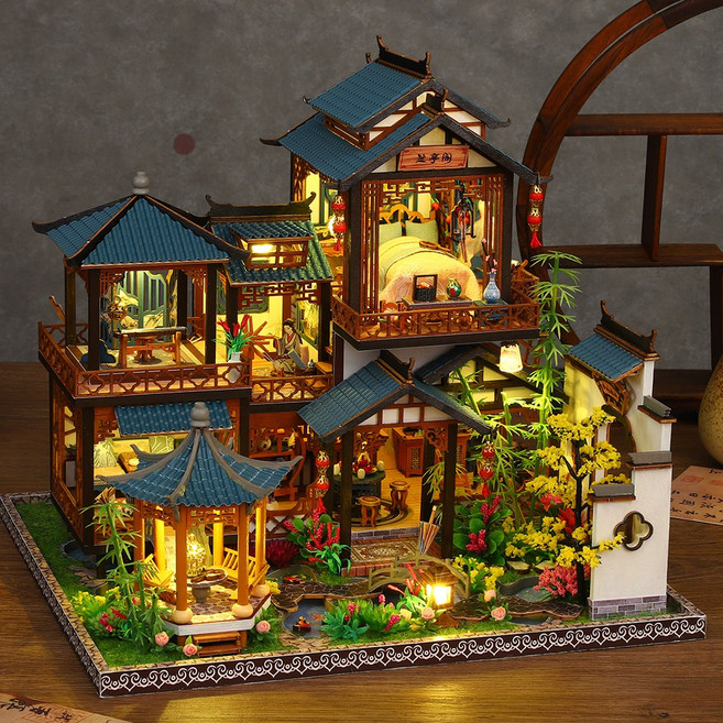 옥탑방어른이 대형 DIY 미니어처 하우스 만들기 무릉도원 한글설명서, 1.무릉도원 [한글설명서], 1개