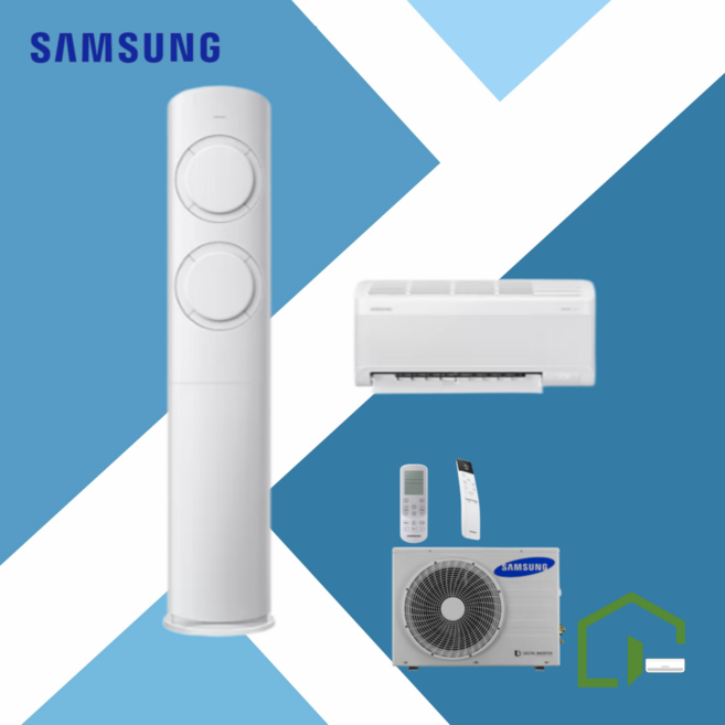 삼성 전자 AI Q9000 비스 포크 2in1 멀티형 에어컨 기본설치비별도 실외기 포함, 일반배관형, 2in1 멀티형 AF60F17D11BN