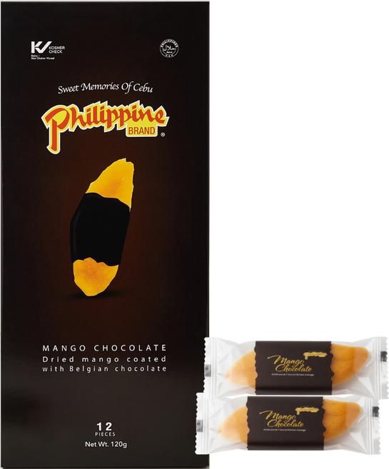 필리핀브랜드 초코 건망고 선물세트, 1개, 120g