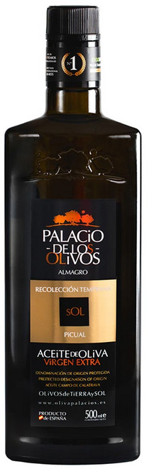 PALACiO DE LOS OLiVOS 特級初榨橄欖油 皮誇爾, 1個, 500ml