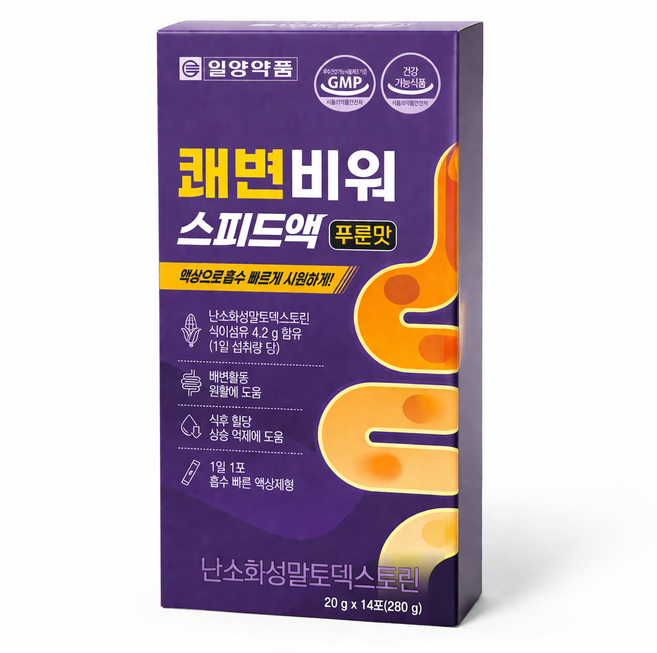 일양약품 쾌변비워 스피드액 푸룬맛 14p, 280g, 2개