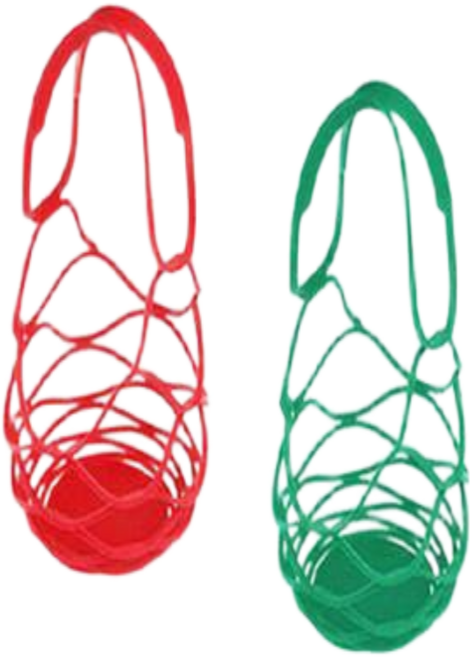 실리콘 와인 캐리어 가방 쇼핑백 파우치 세트, 레드+딥그린, 2개