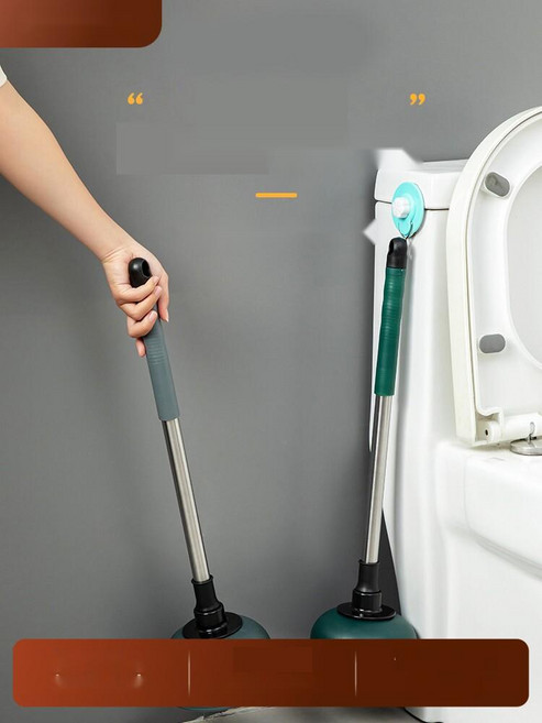 강력한 흡착력 변기 뚫어뻥 화장실 배수구 압축 펌프, 10. 틈새 클리너 블루 2개 후크2개