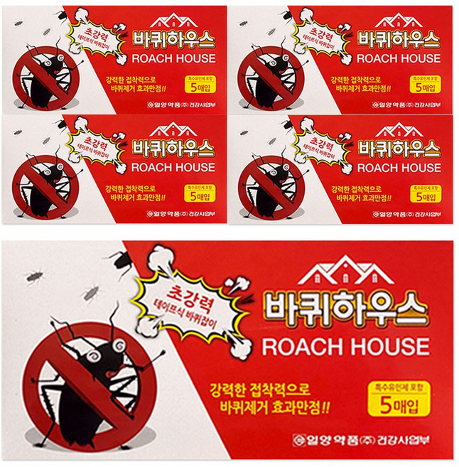 일양약품 바퀴하우스 5매입, 5개