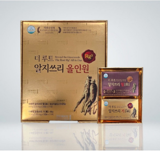 [신제품]더루트 알지쓰리 올인원 rg3 진세노사이드 홍삼 캡슐 60포 [원산지:상세설명에 표시]