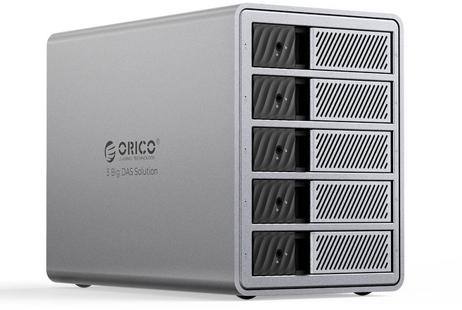 오리코 알루미늄 합금 썬더볼트3 5Bay DAS 데이터스토리지 9858T3, 1개