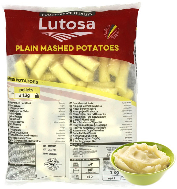 루토사 플레인 으깬 감자 펠렛 1000g, 1kg, 1개