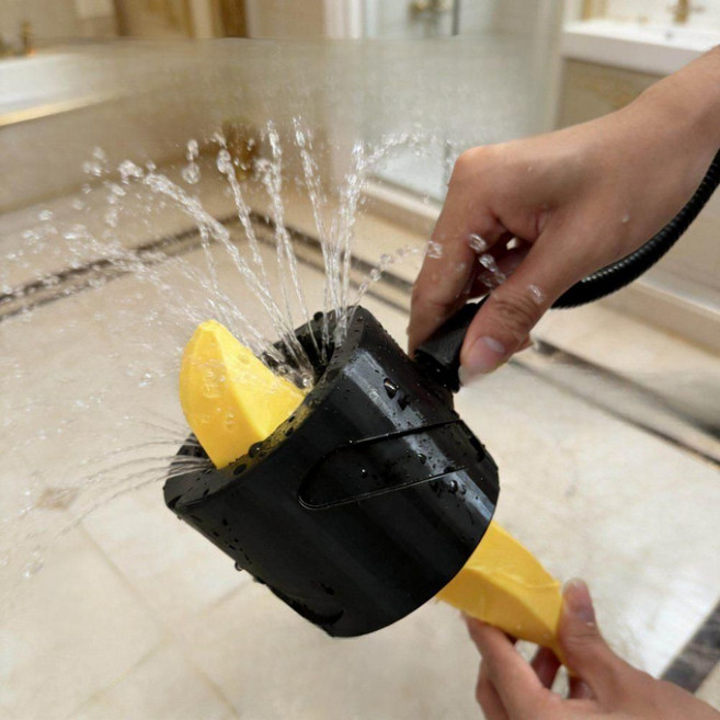 남성용 샤워헤드 애완동물 꼬리 목욕 회오리 물줄기, 3. 검은색 L (내경 6), 1개