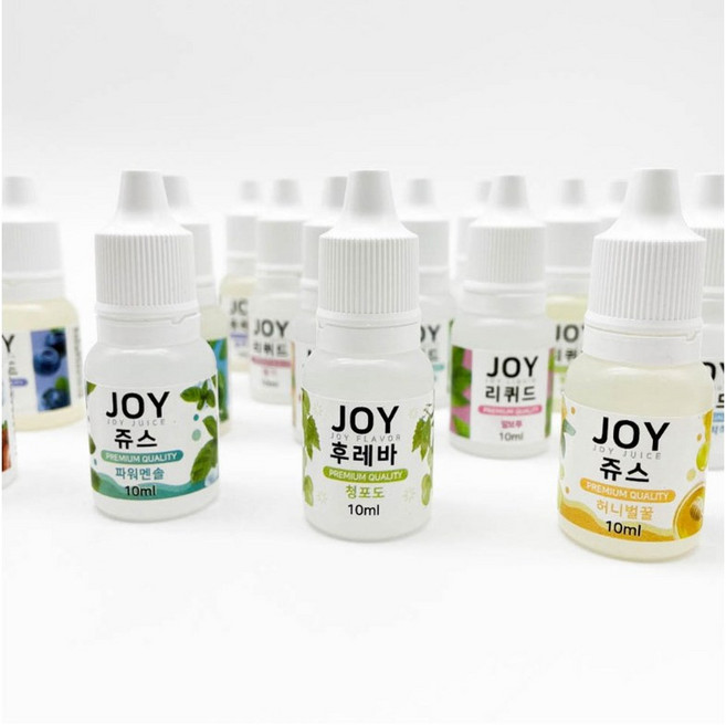 [2+1] 조이후레바 10ml 식품첨가물 액상 향료 플레이버 슬라임 베이킹, 블루베리향, 3개