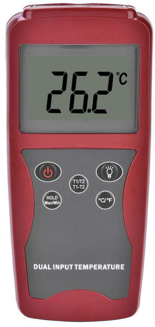 DT-821A K Type 2채널 디지털 온도계 열전대 온도계, 1개