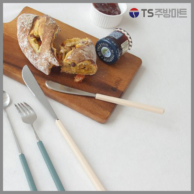 [BSF] 몽블랑 피노 프리미엄 커트러리 버터나이프 (실버나이프), 크림, 1개