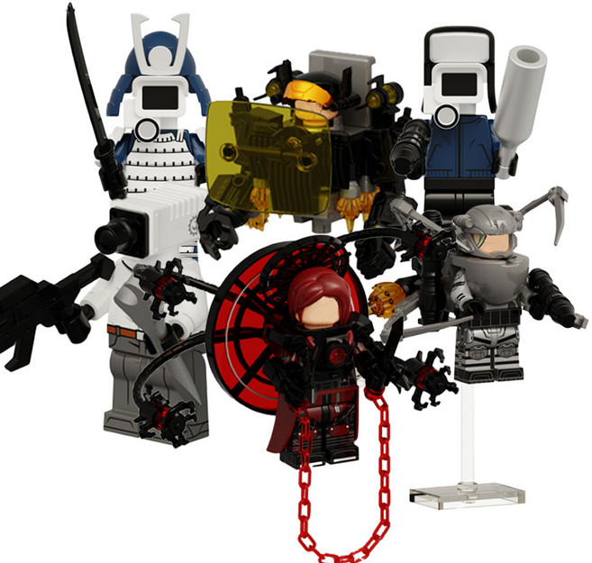 로앤제이 스키비디 토일렛 미니블록 6종세트 R4027, 1개 세트(6pcs), 1개