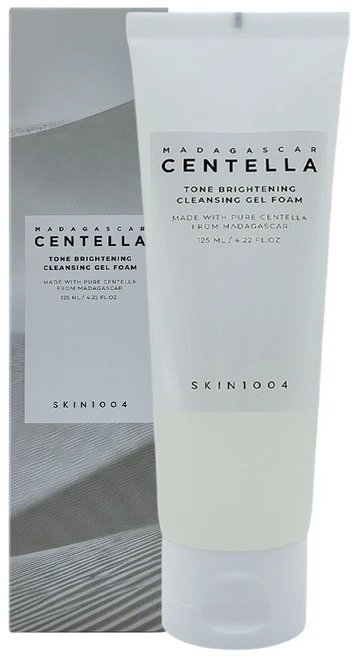 스킨1004 마다가스카르 센텔라 톤 브라이트닝 클렌징 젤 폼, 125ml, 1개 - 쿠팡