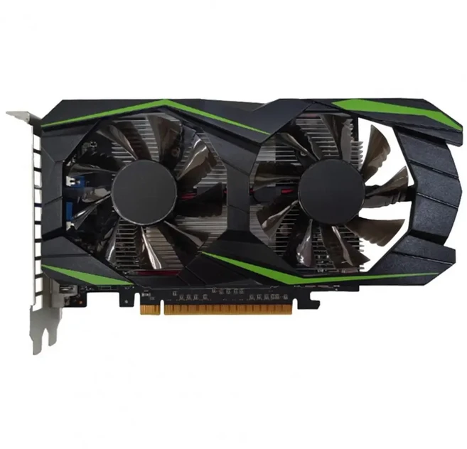 GTX1050TI 그래픽 카드 독립 열 방출 다중 인터페이스 4GB 게임 공기 흐르는 PC 비디오, 01 Black