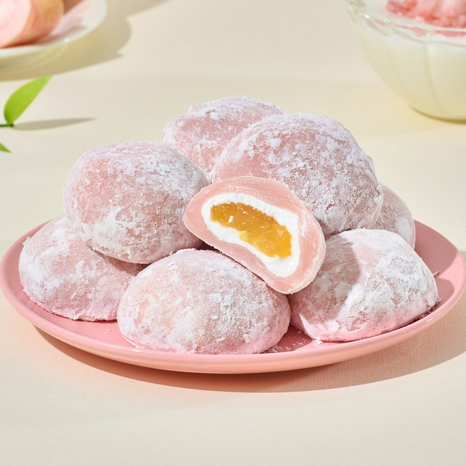더바른 복숭아요거트크림떡 개별포장, 1박스, 360g