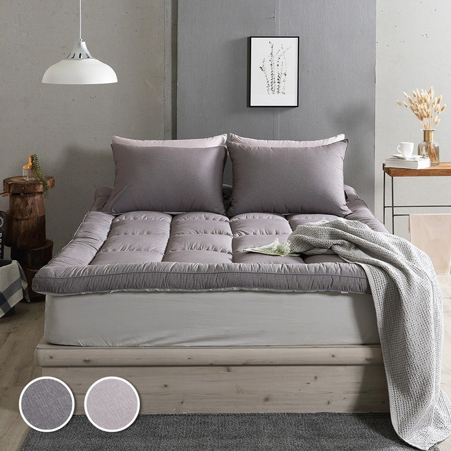 아토앤알로 아토앤알로 알러지케어 침대 바닥 매트리스 토퍼 SS, 아토앤알로 토퍼-그레이(SS)