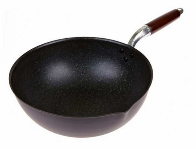 유진토스코 코팅북경팬 업소용 식당용 주방용 궁중팬 튀김팬 볶음팩 웍 세트, 1개, 30cm
