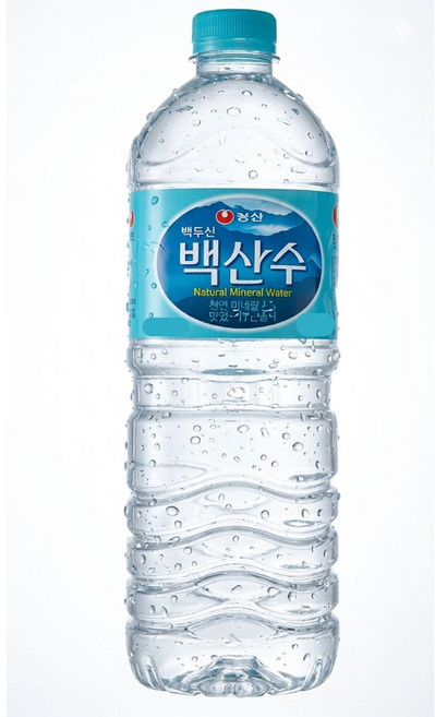 농심 백두산 백산수 무라벨 유라벨, 500ml, 80개
