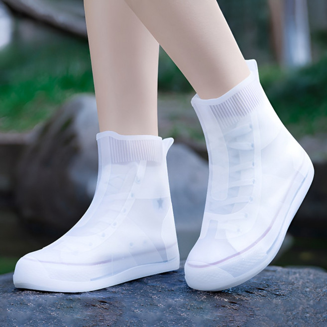 쿠렌드 프리미엄 미끄럼방지 실리콘 방수 레인 슈즈