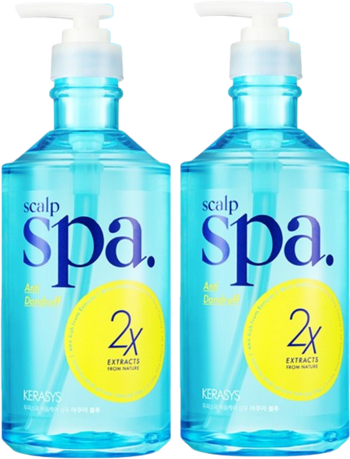 케라시스 두피스파 비듬케어 샴푸 아쿠아블루, 750ml, 2개