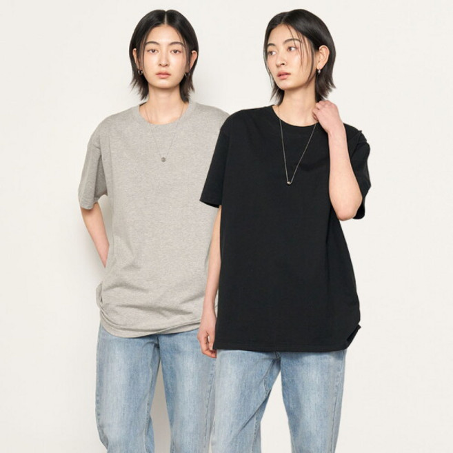 [제너럴아이디어] UNISEX 데일리 코튼 반팔티 [3COL] / SBE2U01007-WOMAN