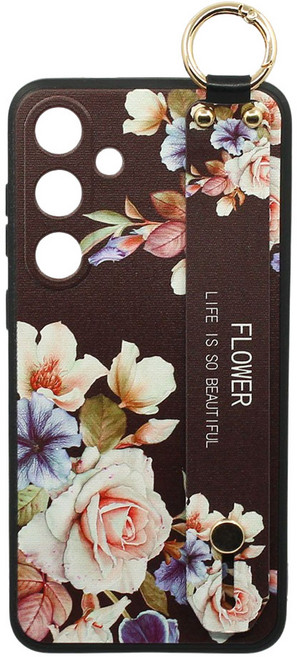 신서엔코 갤럭시 케이스 블라썸 일러스트 핸드 스트랩 핸드폰케이스