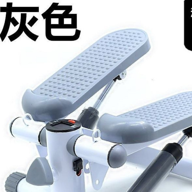 家用小型踏步機，塑身健身器材, 標準款帶錶盤灰色