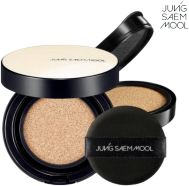 정샘물 에센셜 스킨 누더 쿠션 14g + 리필 14g, 미디엄딥, 1개