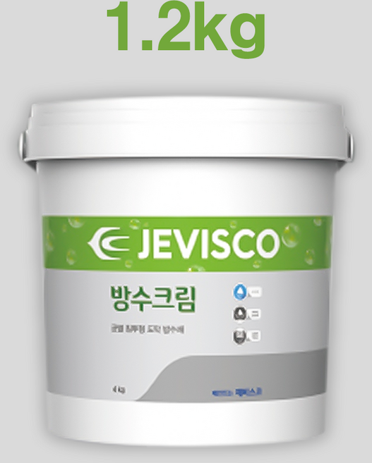 제비스코 방수크림 균열 수분침투 방지 도막 방수재 페인트, 1개