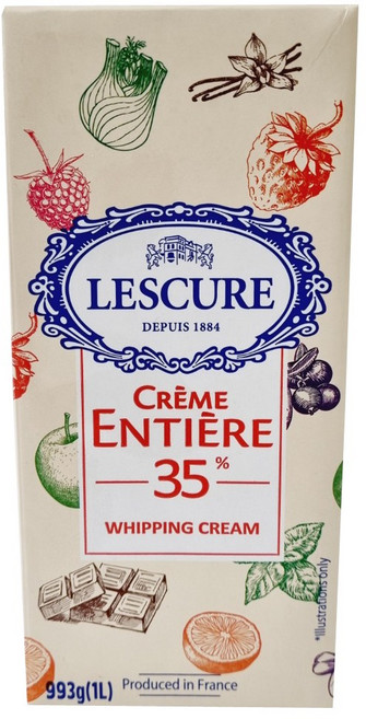 레스큐어 UHT 동물성 생크림 1L 휘핑크림 (아이스박스무료), 1개