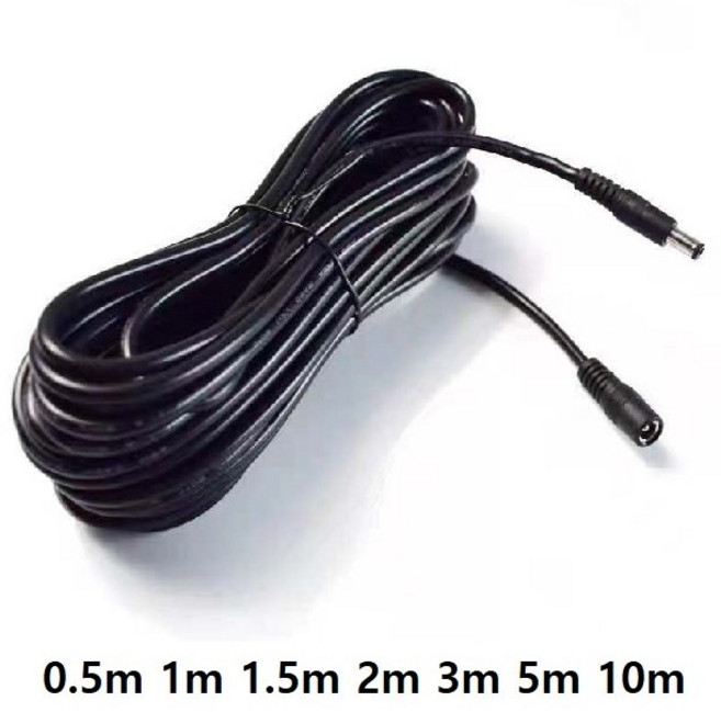 DC5.5 연장 케이블 전원 50Cm 1m 1.5m 3m 5m 10m CCTV 홈캠 DC연장 암/수, 1개