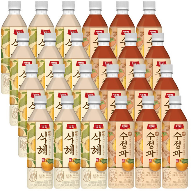 동원 양반 배식혜 500ml 12입+배수정과 500ml 12입, 1세트