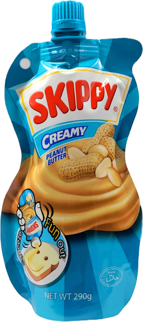 스키피 짜먹는 땅콩버터 크리미, 290g, 1개