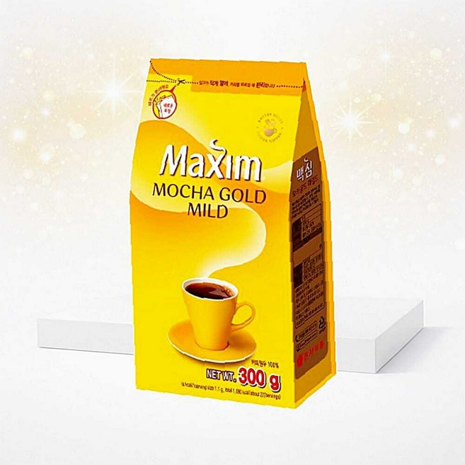 맥심 커피 모카골드 마일드 리필 300g 봉지 인스턴트 분말 동서식품 커피대용량