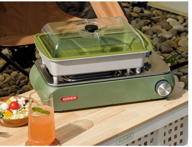 코베아 구이바다세라믹 올인원 올리브그린색상 월산낚시, 1개, 올리브그린