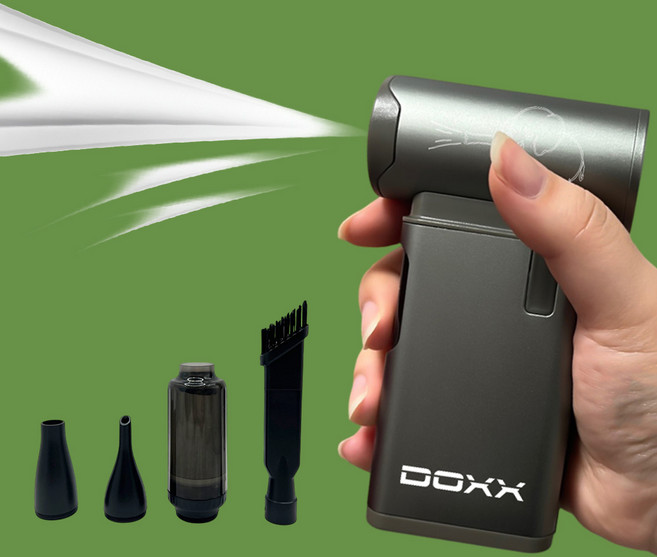 원웨이 강력 무선 에어건 차량용 청소기 미니 핸디 초강력, 그레이(GRAY)