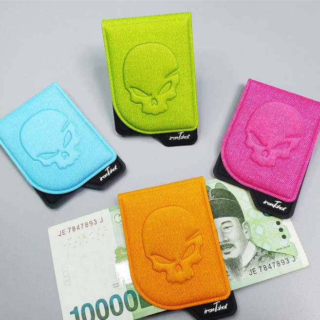 꽃보다버디 강력 자석 접이식 골프 라운딩 반 지갑 머니 클립