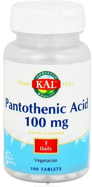 KAL 판토텐산 B5 효능 100mg (100 정), 100정, 1개, 100정 - 쿠팡