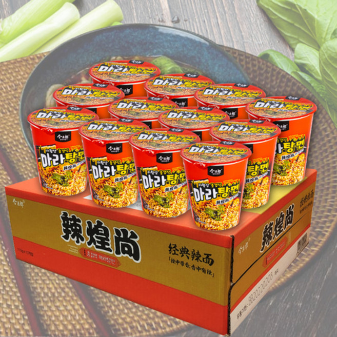 진마이랑 라황샹 중경식 마라탕면 115g, 12개
